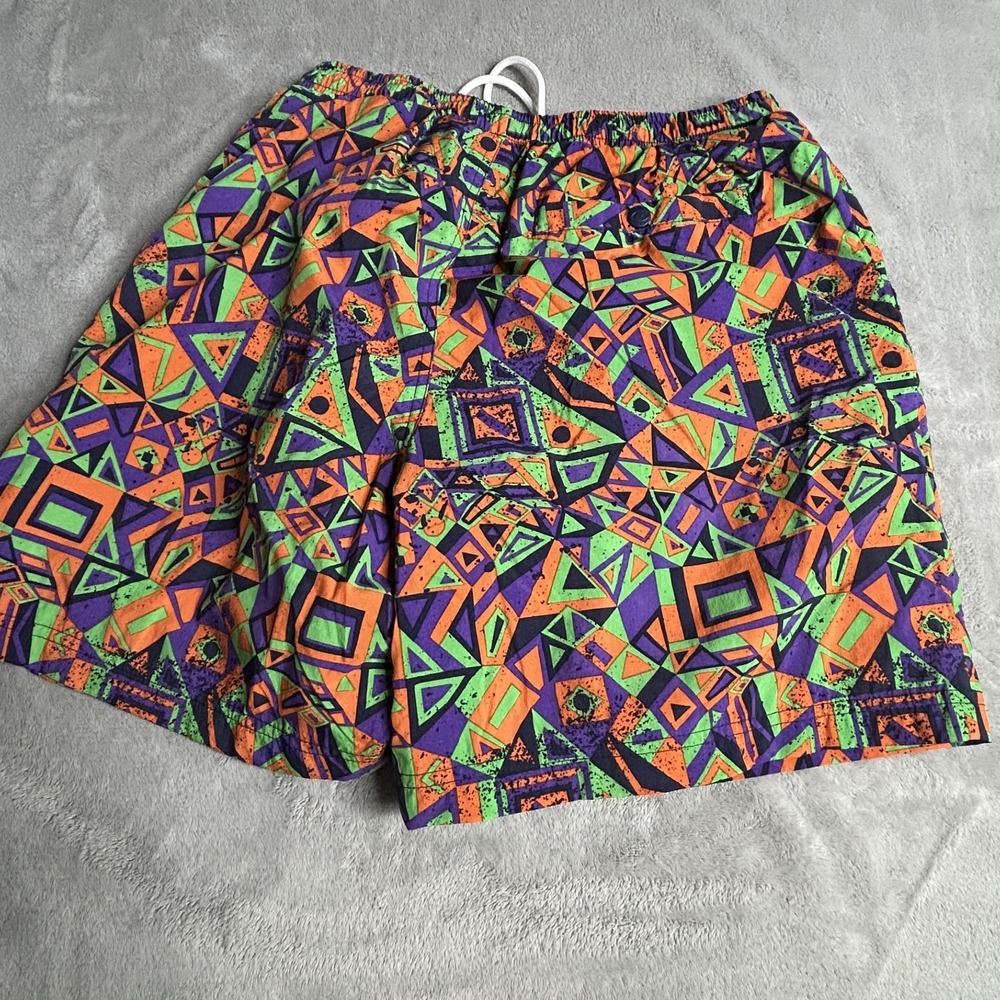 Champion MTV Limited Edition Retro Colorblock Surf Shorts Swim Trunk Size medium